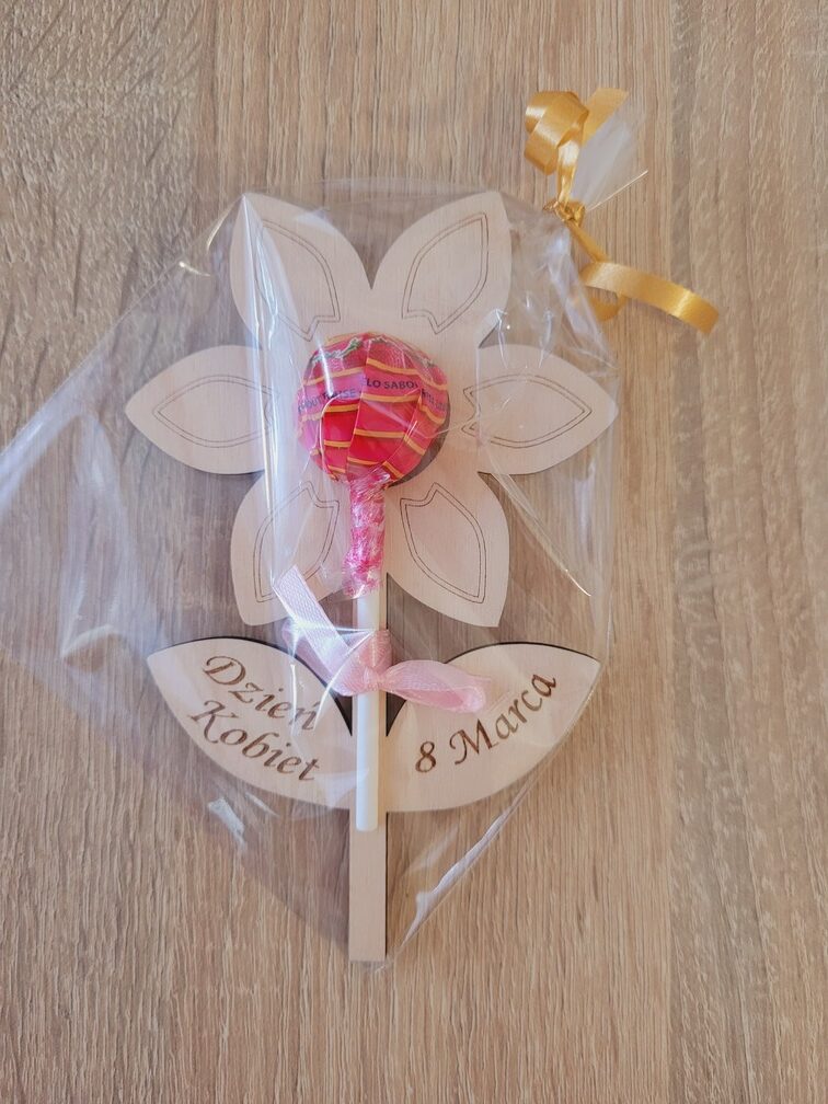 Kwiatek Słodki Upominek Dzień Kobiet