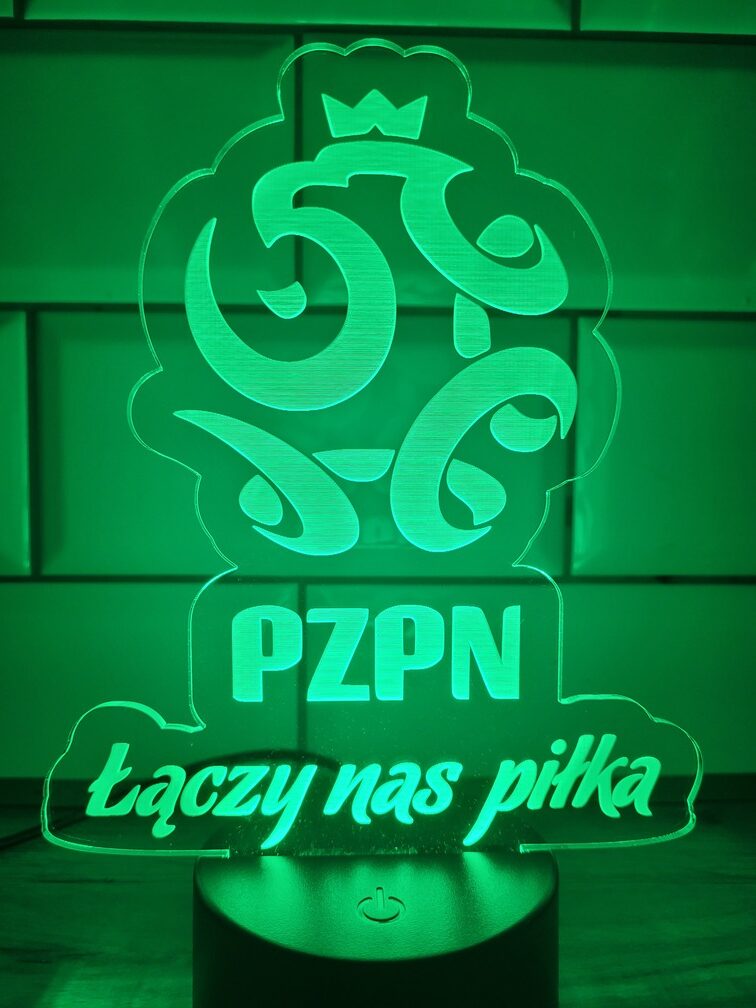 Lampka LED 3D - PZPN Łączy Nas Piłka